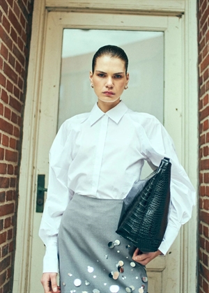 Sophie skjorte Bright White Copenhagen Muse 